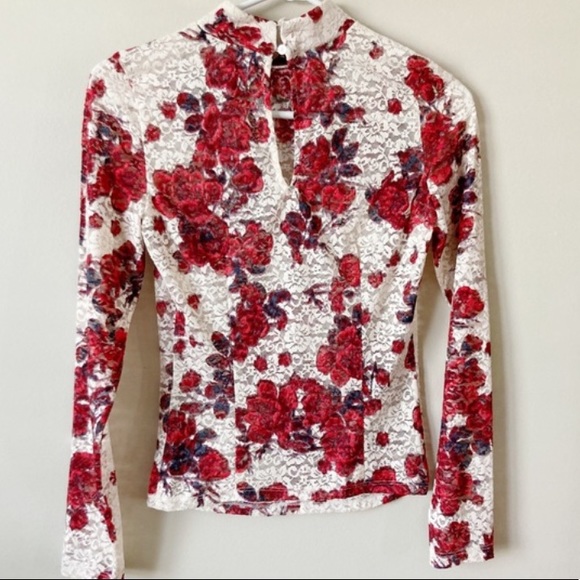 🆕 Zara floral lace top - Picture 7 of 9